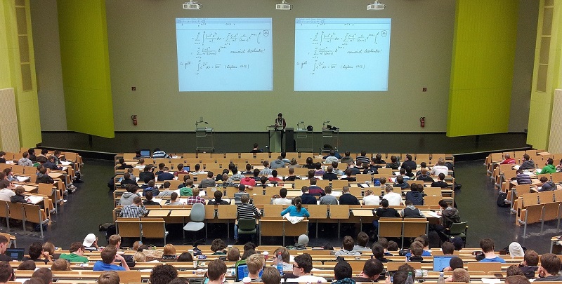 university lecture hall